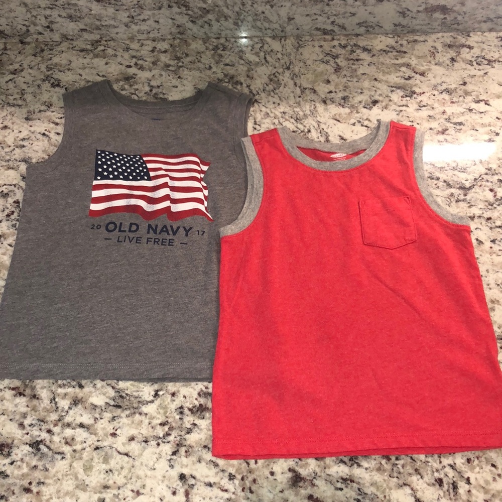 Old Navy Toddler Boys Tank Top Bundle 3T